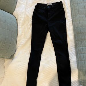 Free People Black Skinny Jeans, Size 28